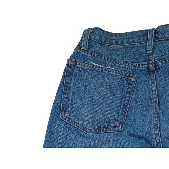 Reformation Jeans Womens 25 Stevie Ultra High Rise Straight Leg Denim Raw Hem - Picture 9 of 11